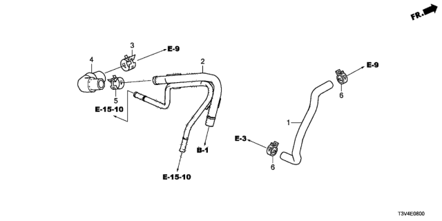 2014 Honda Accord Breather Tube Diagram