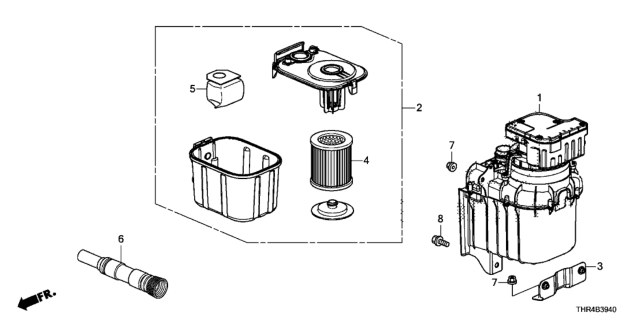 2020 Honda Odyssey 5 Door TRG (HPPG 10AT) KA XAT Vacuum Diagram