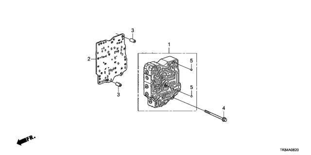 2012 Honda Odyssey AT Secondary Body Diagram