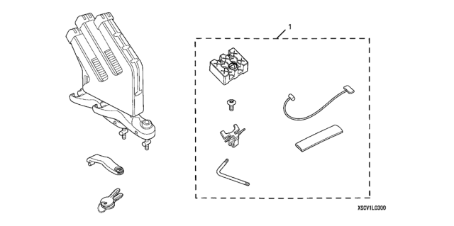 2011 Honda Element Snowboard Attachment Diagram