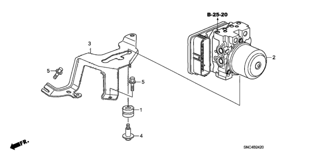 2010 Honda Civic VSA Modulator Diagram