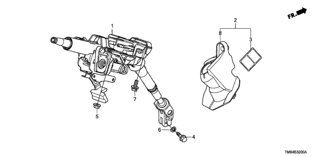 2013 Honda Insight Steering Column Diagram