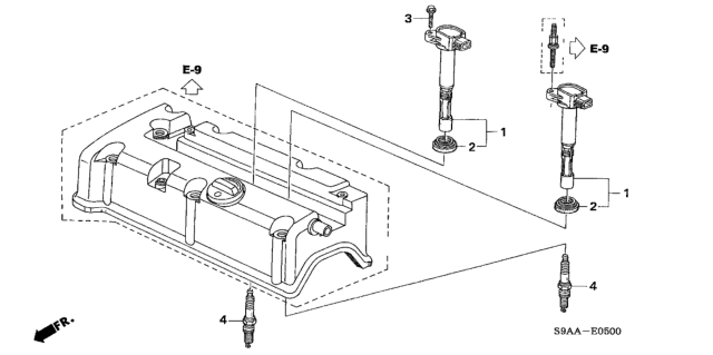 2006 Honda CR-V Ignition Coil Diagram