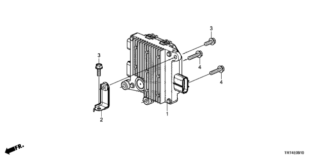 2018 Honda Clarity Fuel Cell 4 Door D (CLARITY NMC) KA 1AT EGR Pump Driver Diagram