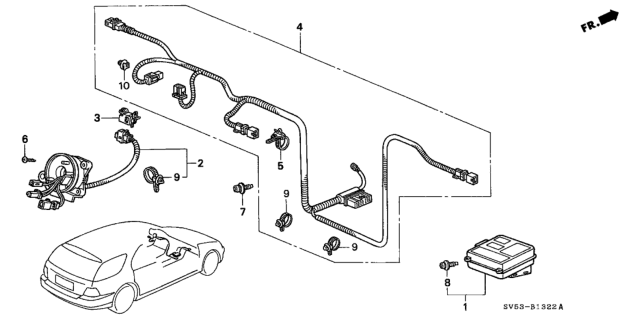 Kit, Srs Unit Diagram for 06772-SV5-A30