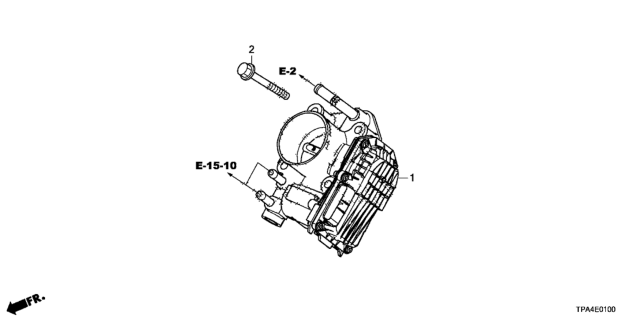 2021 Honda CR-V Hybrid Throttle Body Diagram