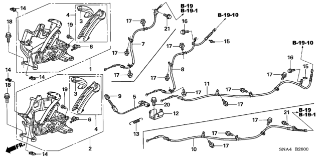 2008 Honda Civic Parking Brake Diagram