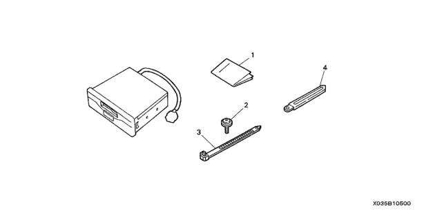 2005 Honda Element Cassette Player Diagram