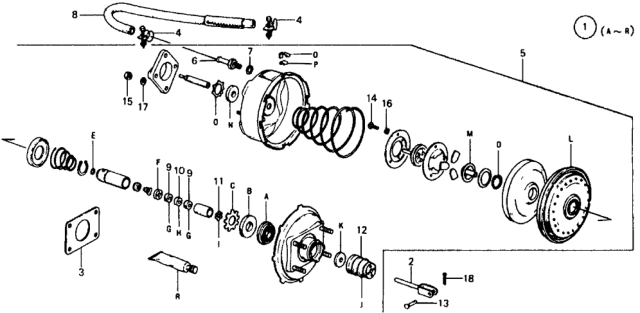 1977 Honda Civic Vacuum Booster Diagram