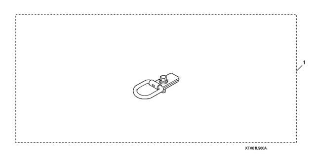 2010 Honda Fit Cargo Net Tiedown Hook Kit Diagram