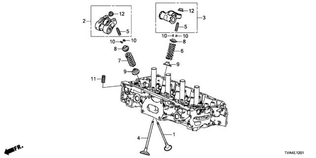 2020 Honda Accord Valve - Rocker Arm (2.0L) Diagram