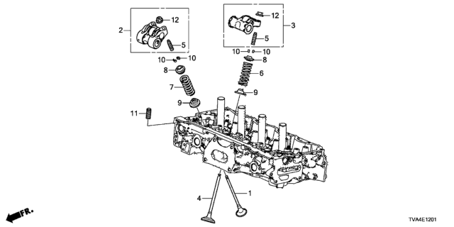 2018 Honda Accord Valve, In. Diagram for 14711-6B2-A00