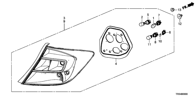 2012 Honda Civic Taillight Diagram