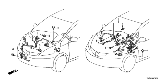 2013 Honda Fit Wire Harness Diagram 3