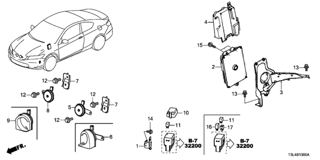 2014 Honda Accord Control Module, Powertrain (Rewritable) Diagram for 37820-5A3-L42