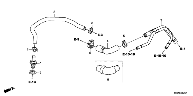 2012 Honda Civic PCV Tube Diagram