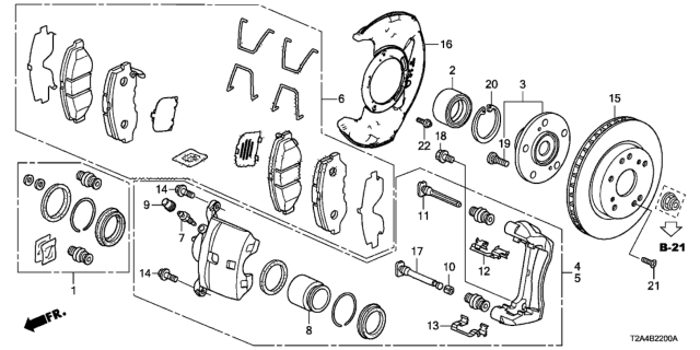 2014 Honda Accord Bolt, Wheel (Rocknel Fastener) Diagram for 90113-STK-A01