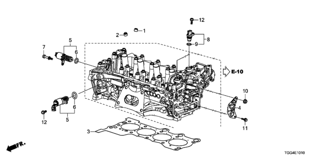 2019 Honda Civic VTC Oil Control Valve Diagram