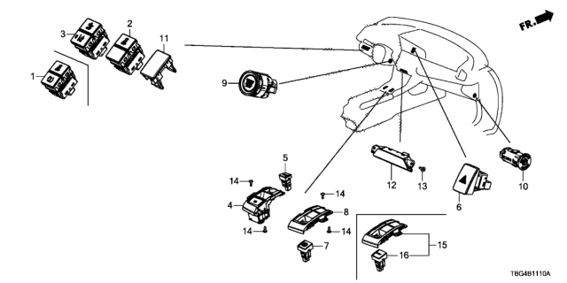 2017 Honda Civic Switch Diagram