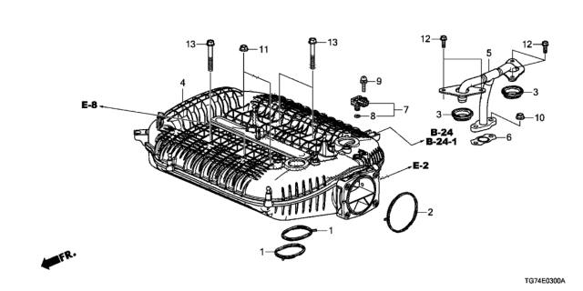 2016 Honda Pilot Intake Manifold Diagram