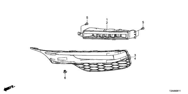 2016 Honda Accord Foglight Diagram