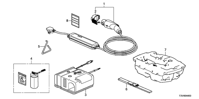2014 Honda Accord Cap Diagram for 1F561-5K0-003