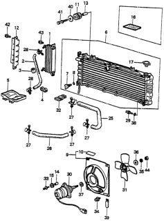 1980 Honda Prelude Collar, Distance Diagram for 19024-692-000