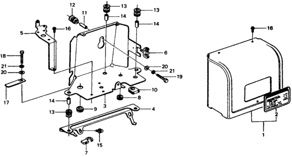 1975 Honda Civic Control Box Diagram