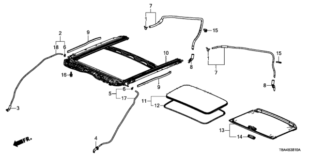 2017 Honda Civic Sliding Roof Diagram