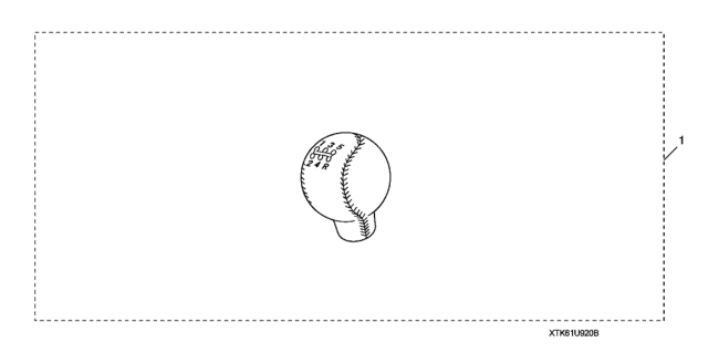 2012 Honda Fit Shift Knob, Leather (M/T) Diagram