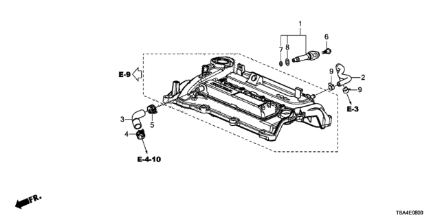 2016 Honda Civic PCV Tube Diagram