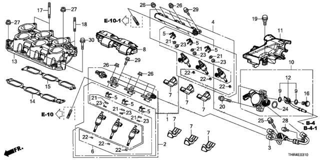 2022 Honda Odyssey Fuel Injector Diagram