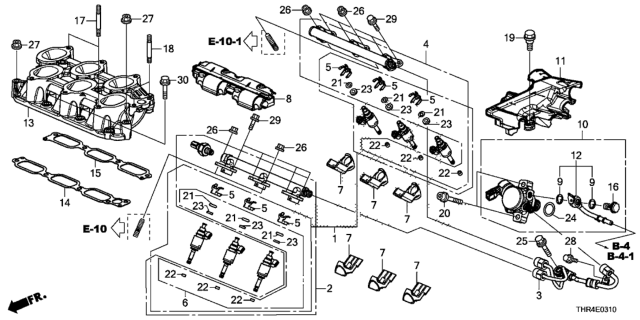 2018 Honda Odyssey Fuel Injector Diagram