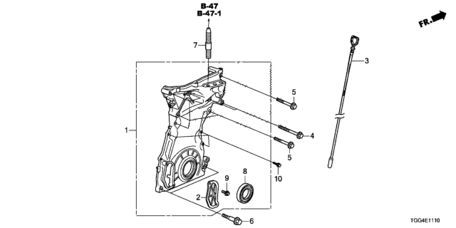 2017 Honda Civic Chain Case Diagram