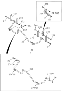 1998 Honda Passport Rear Suspension (Stabilizer Assy.) Diagram 1