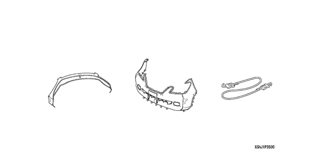 2010 Honda Odyssey Full Nose Mask Diagram