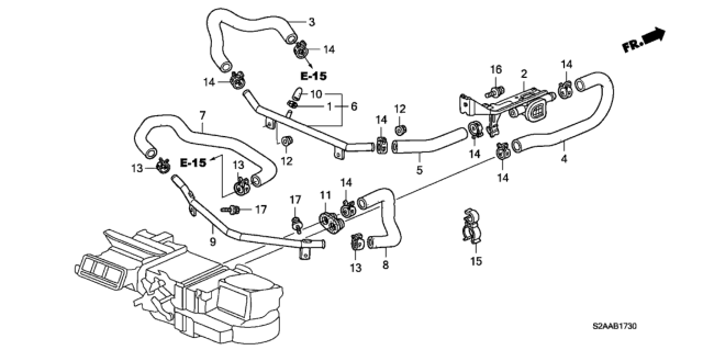 2009 Honda S2000 Water Valve Diagram