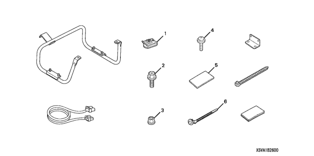 2010 Honda Civic Attachment, CD Changer Diagram for 08B26-SVA-100