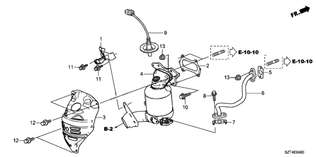 2012 Honda CR-Z Converter Diagram