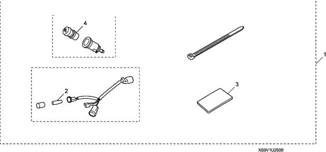 2007 Honda Pilot 5 Door EXL (2WD RES) KA 5AT Cigarette Lighter Diagram