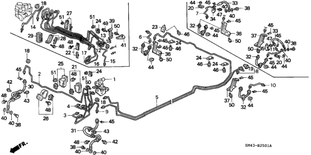 1992 Honda Accord Brake Lines Diagram