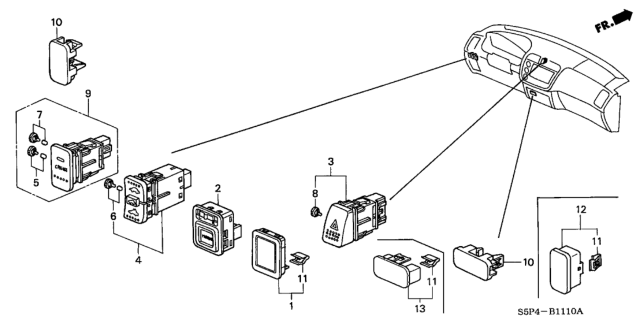 2002 Honda Civic Switch Diagram