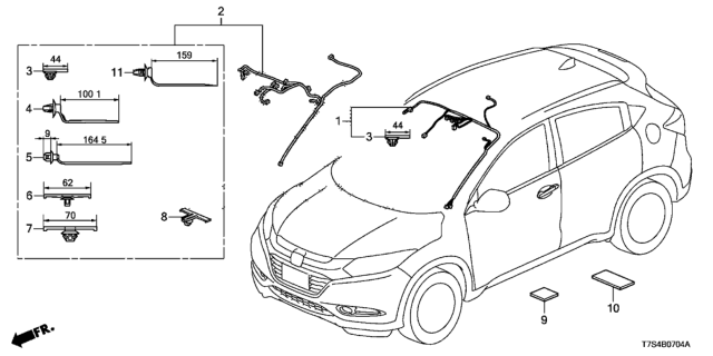 2018 Honda HR-V Wire Harness Diagram 5