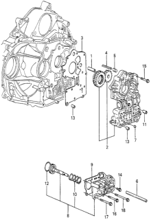 1979 Honda Prelude 2 Door ** KH HMT HMT Valve Body Diagram