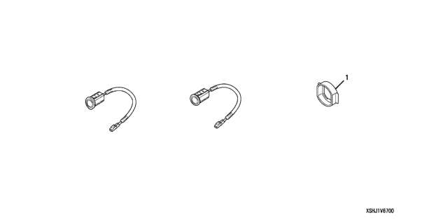 2006 Honda Odyssey Back-Up Sensor (Sage Brush Pearl) Diagram for 08V67-SHJ-150