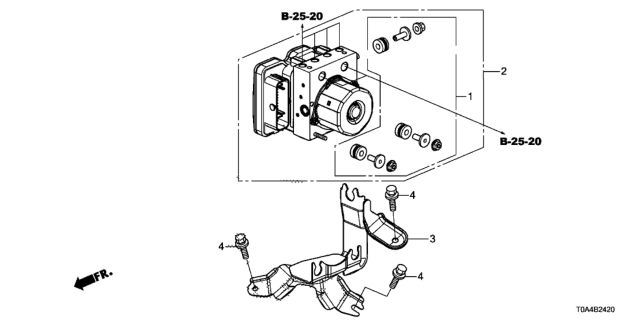 2014 Honda CR-V VSA Modulator Diagram