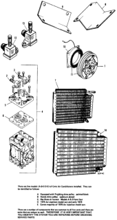 1974 Honda Civic A/C Clutch - Compressor  - Condenser Diagram