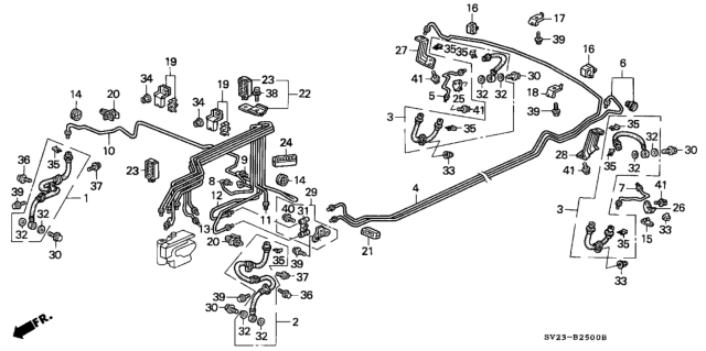 1995 Honda Accord Brake Lines Diagram