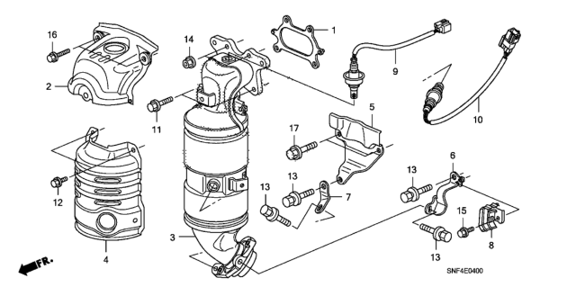 2010 Honda Civic 4 Door GX KA 5AT Converter Diagram