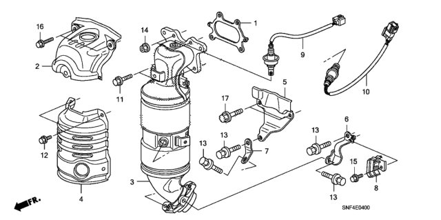 2009 Honda Civic Converter Diagram